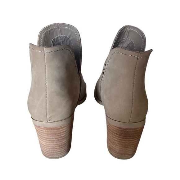 Steve Madden Taupe Petra Open Side Ankle Bootie - Picture 4 of 8